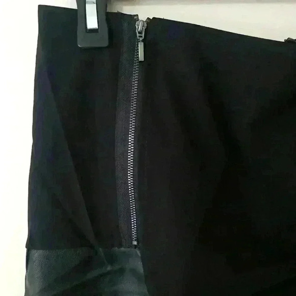 Harve Benard Faux Leather Wrap Skirt - Picture 2 of 7